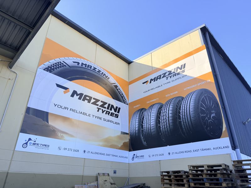 Wing Tyres warehouse in East Tāmaki, Auckland